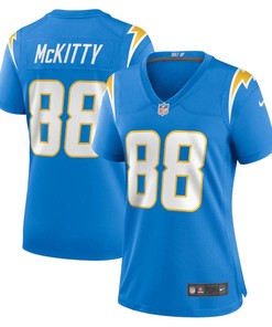 Tre McKitty 88 Los Angeles Chargers Women's Game Jersey - Powder Blue
