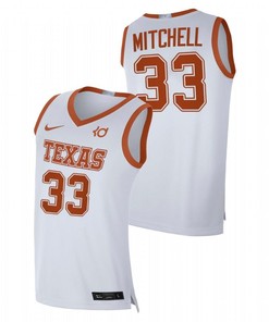 Tre Mitchell 33 Texas Longhorns Alumni Player Limited 2023 Top Transfers Men Jersey - White