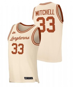 Tre Mitchell 33 Texas Longhorns Retro 2023 Top Transfers Men Jersey - White