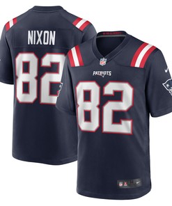 Tre Nixon New England Patriots Player Game Jersey - Navy Nfl