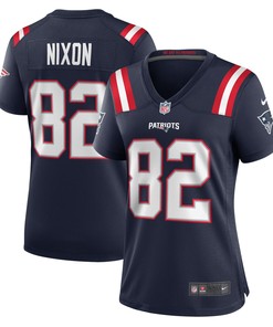 Tre Nixon New England Patriots Womens Player Game Jersey - Navy Nfl