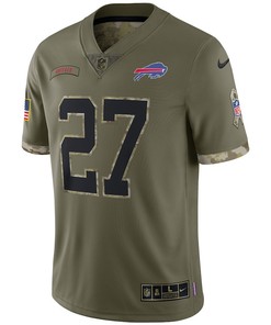 Tre'Davious White Buffalo Bills 2022 Salute To Service Limited Jersey - Olive