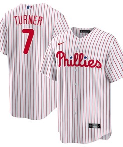 Trea Turner 7 Philadelphia Phillies Men Jersey - White