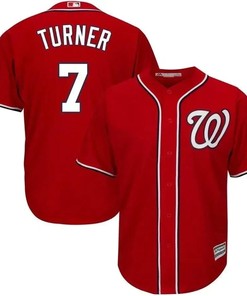 Trea Turner Washington Nationals Big And Tall Alternate Cool Base Player Jersey - Scarlet