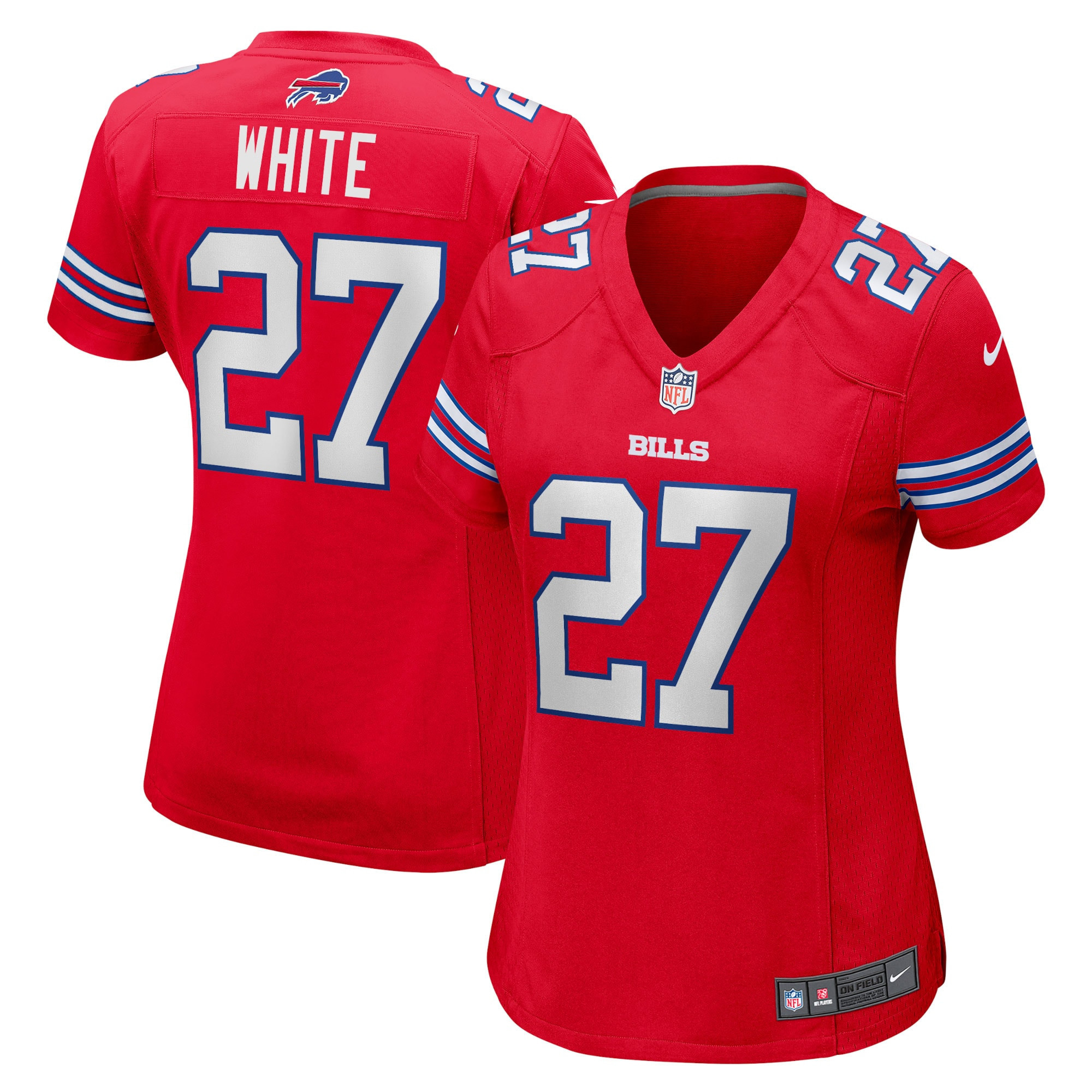 Tredavious White Buffalo Bills Womens Game Player Jersey - Red Nfl