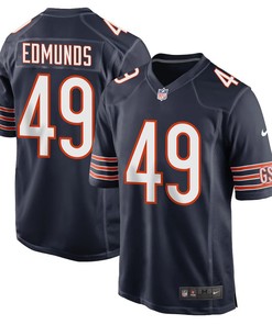 Tremaine Edmunds 49 Chicago Bears Men Game Jersey - Navy