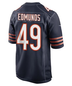 Tremaine Edmunds 49 Chicago Bears Men Game Jersey - Navy