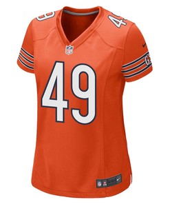 Tremaine Edmunds 49 Chicago Bears Women Alternate Game Jersey - Orange