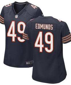 Tremaine Edmunds 49 Chicago Bears Women Game Jersey - Navy