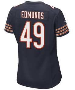 Tremaine Edmunds 49 Chicago Bears Women Game Jersey - Navy