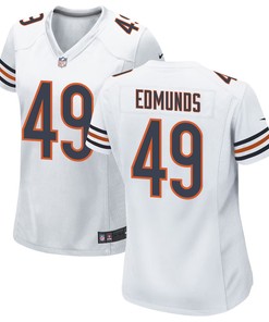 Tremaine Edmunds 49 Chicago Bears Women Game Jersey - White