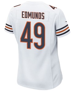 Tremaine Edmunds 49 Chicago Bears Women Game Jersey - White