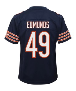 Tremaine Edmunds 49 Chicago Bears Youth Game Jersey - Navy