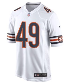 Tremaine Edmunds 49 Chicago Bears Youth Game Jersey - White