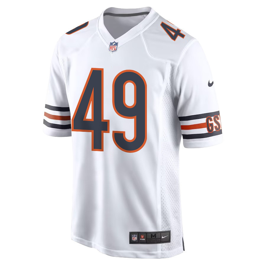 Tremaine Edmunds 49 Chicago Bears Youth Game Jersey - White