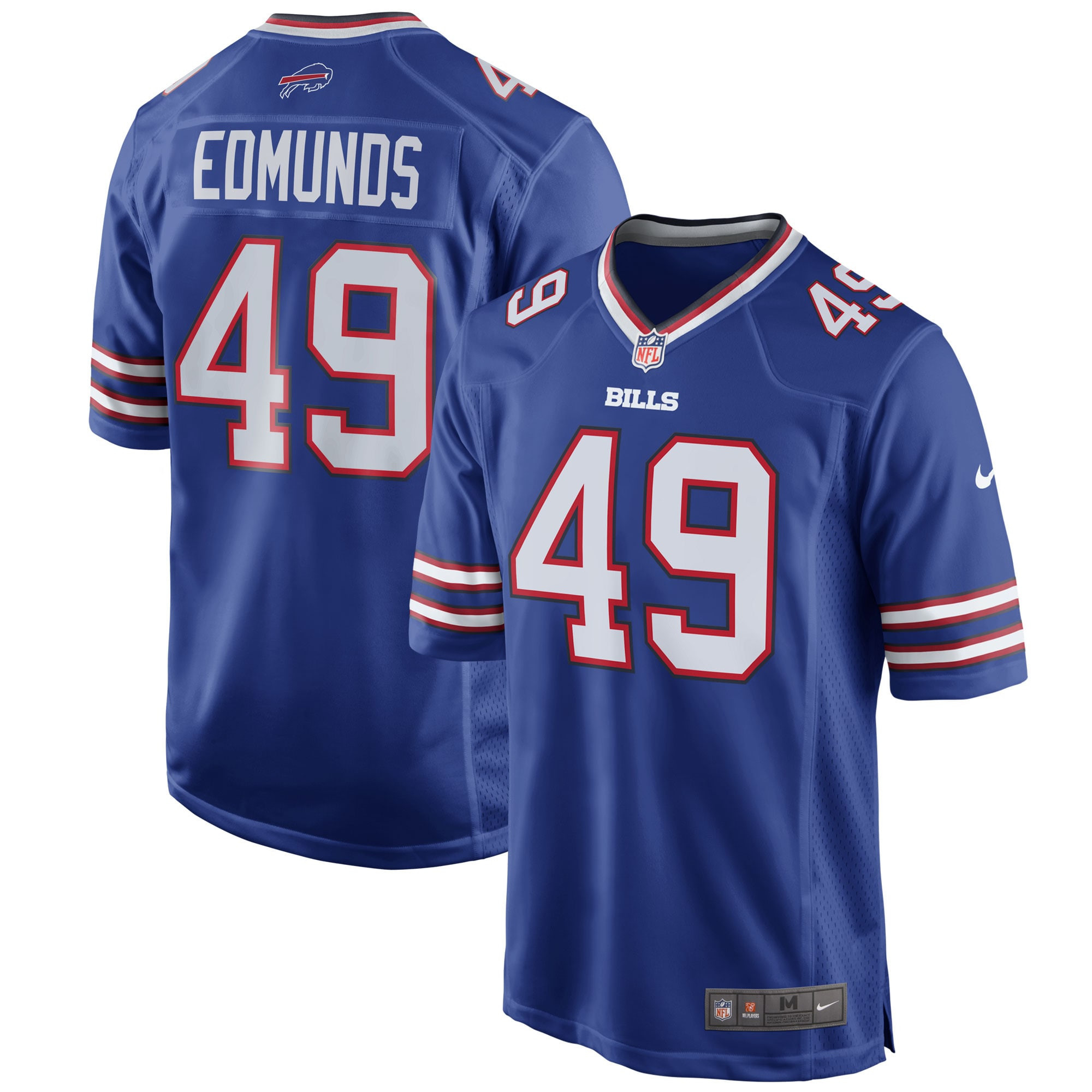 Tremaine Edmunds Buffalo Bills Game Player Jersey - Royal Nfl