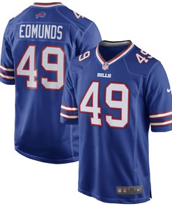 Tremaine Edmunds Buffalo Bills Game Player Jersey - Royal Nfl