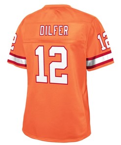 Trent Dilfer Tampa Bay Buccaneers Nfl Pro Line Womens Retired Player Jersey - Orange