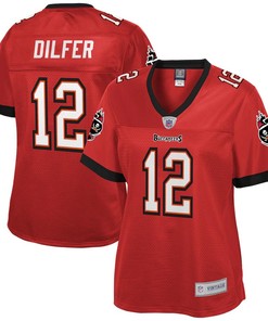 Trent Dilfer Tampa Bay Buccaneers Nfl Pro Line Womens Retired Player Jersey - Red