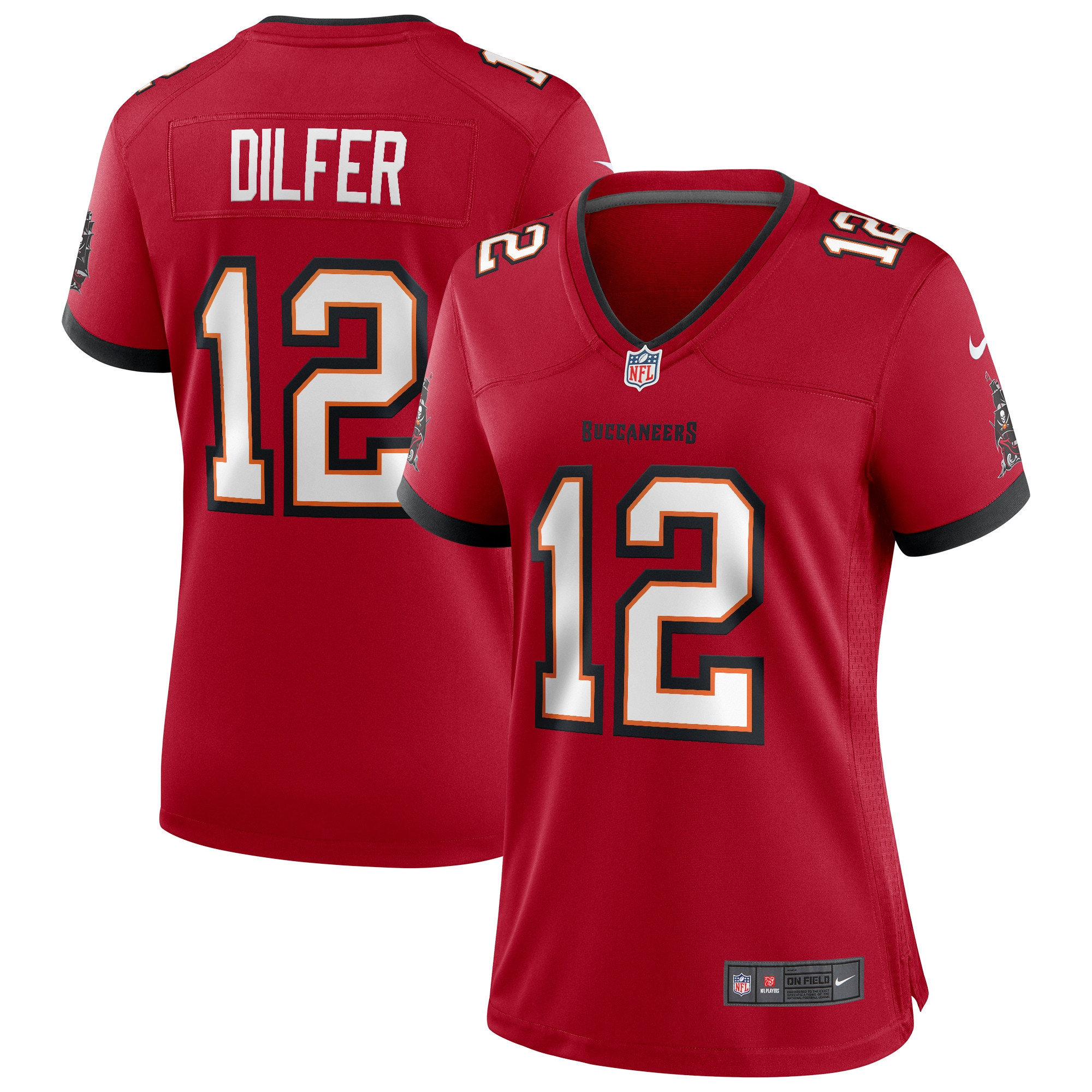 Trent Dilfer Tampa Bay Buccaneers Womens Game Retired Player Jersey - Red Nfl