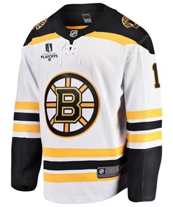 Trent Frederic 11 Boston Bruins Stanley Cup 2023 Playoffs Patch Away Breakaway Men Jersey - White