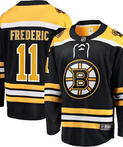 Trent Frederic Boston Bruins Fanatics Branded Home Breakaway Player Jersey - Black Nhl