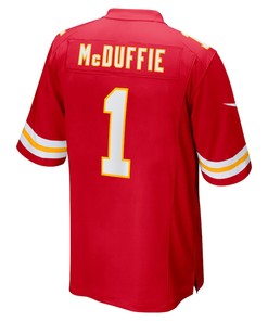 Trent McDuffie 1 Kansas City Chiefs 2022 Draft First Round Pick Game Jersey In Red