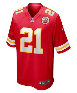 Trent McDuffie 21 Kansas City Chiefs Game Player Jersey - Red