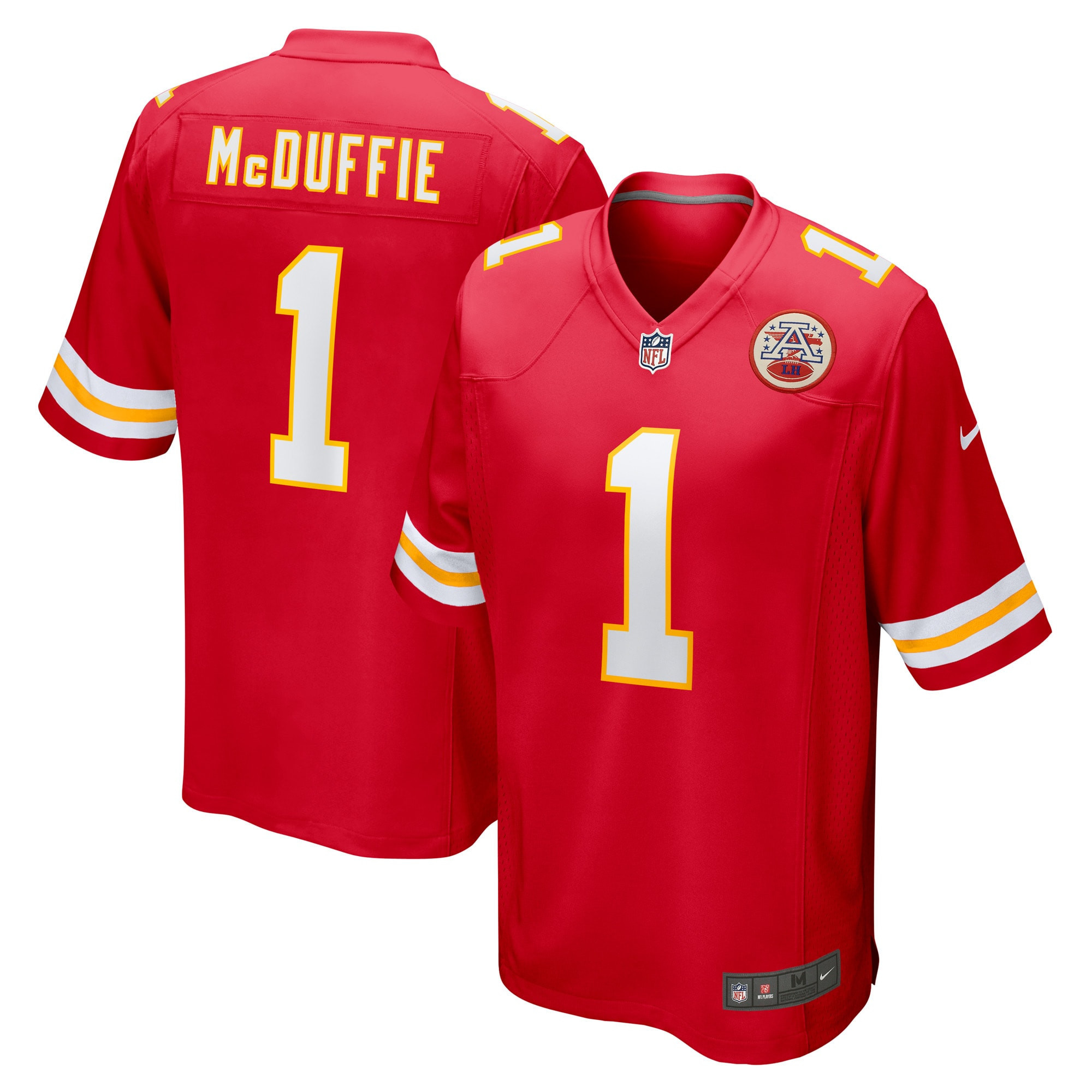 Trent Mcduffie Kansas City Chiefs 2022 Nfl Draft First Round Pick Game Jersey - Red Nfl