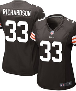 Trent Richardson Cleveland Browns Historic Logo Nike Womens Game Jersey - Brown