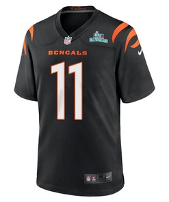 Trent Taylor 11 Cincinnati Bengals Super Bowl LVII Champions Men Game Jersey - Black
