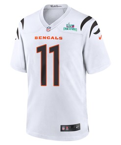 Trent Taylor 11 Cincinnati Bengals Super Bowl LVII Champions Men Game Jersey - White