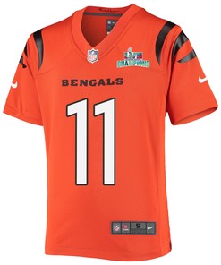 Trent Taylor 11 Cincinnati Bengals Super Bowl LVII Champions Youth Alternate Game Jersey - Black