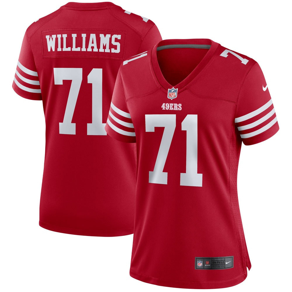 Trent Williams San Francisco 49ers Womens Team Player Game Jersey - Scarlet Nfl