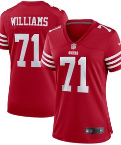 Trent Williams San Francisco 49ers Womens Team Player Game Jersey - Scarlet Nfl