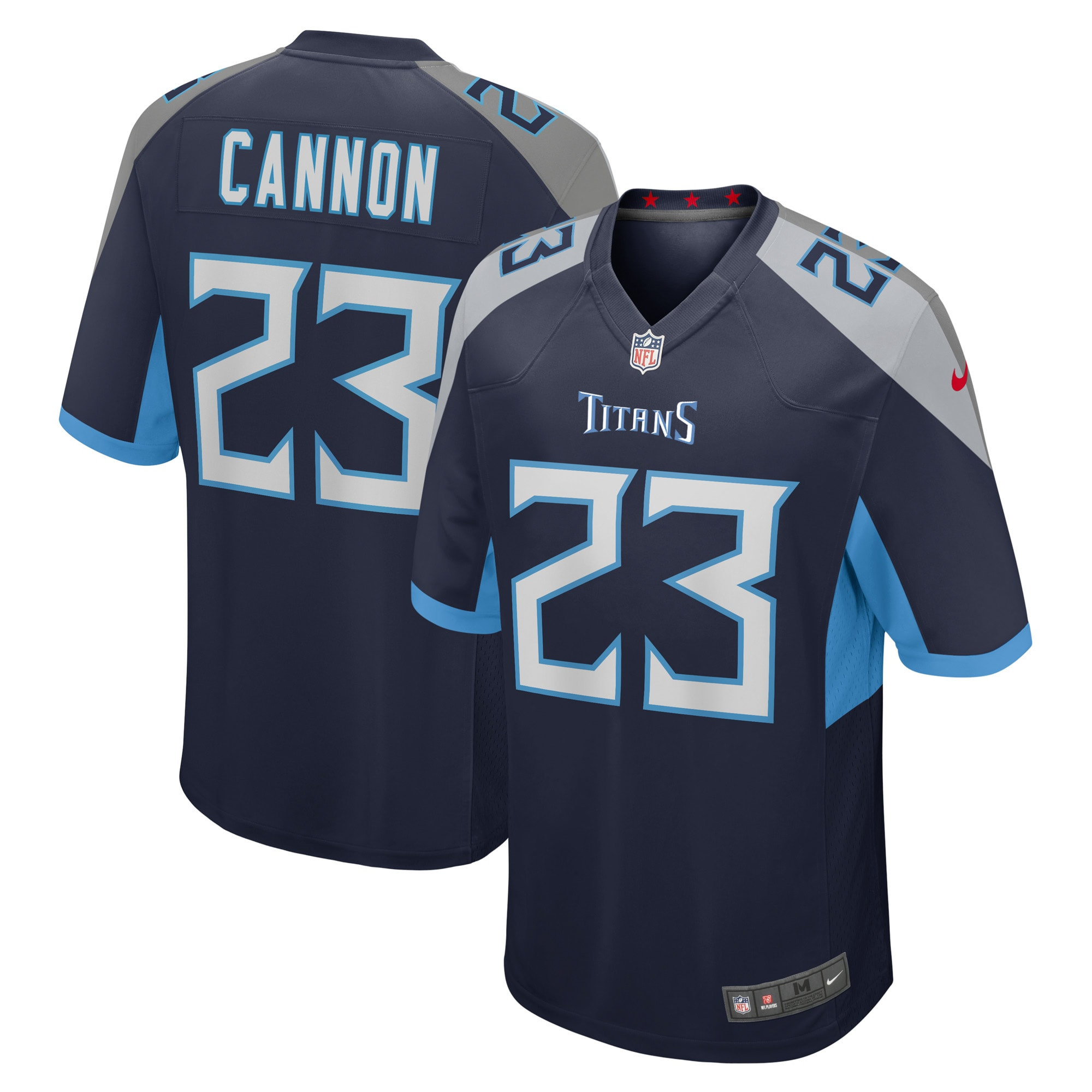 Trenton Cannon Tennessee Titans Player Game Jersey - Navy Nfl