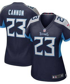 Trenton Cannon Tennessee Titans Womens Player Game Jersey - Navy Nfl