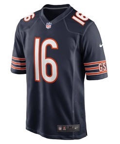 Trenton Gill Chicago Bears Game Player Jersey - Navy