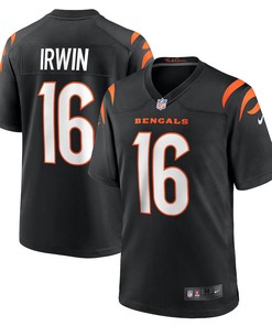 Trenton Irwin 16 Cincinnati Bengals Game Player Jersey - Black
