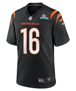 Trenton Irwin 16 Cincinnati Bengals Super Bowl LVII Champions Men Game Jersey - Black