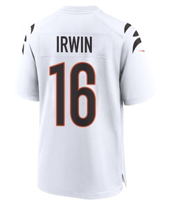 Trenton Irwin 16 Cincinnati Bengals Super Bowl LVII Champions Men Game Jersey - White
