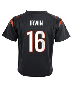Trenton Irwin 16 Cincinnati Bengals Super Bowl LVII Champions Youth Game Jersey - Black