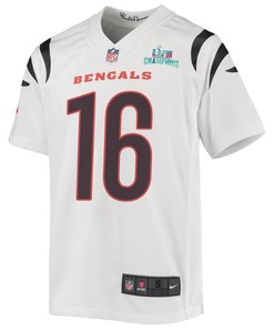 Trenton Irwin 16 Cincinnati Bengals Super Bowl LVII Champions Youth Game Jersey - White