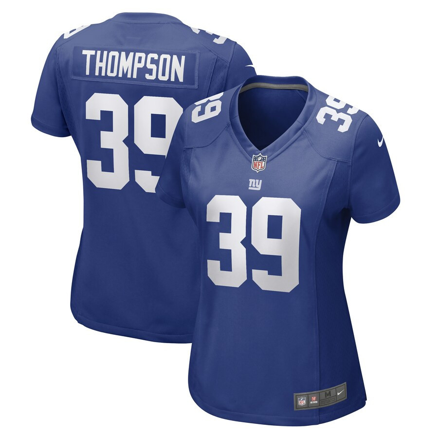 Trenton Thompson New York Giants Women's Game Player Jersey - Royal