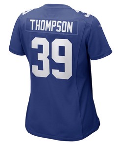 Trenton Thompson New York Giants Women's Game Player Jersey - Royal