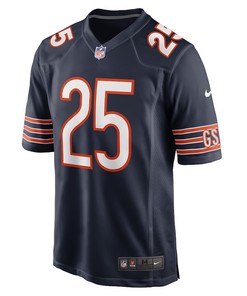 Trestan Ebner Chicago Bears Game Player Jersey - Navy