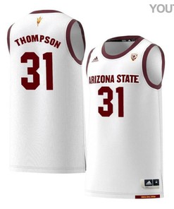 Trev Thompson 31 Arizona State Sun Devils Retro Basketball Youth Jersey - White