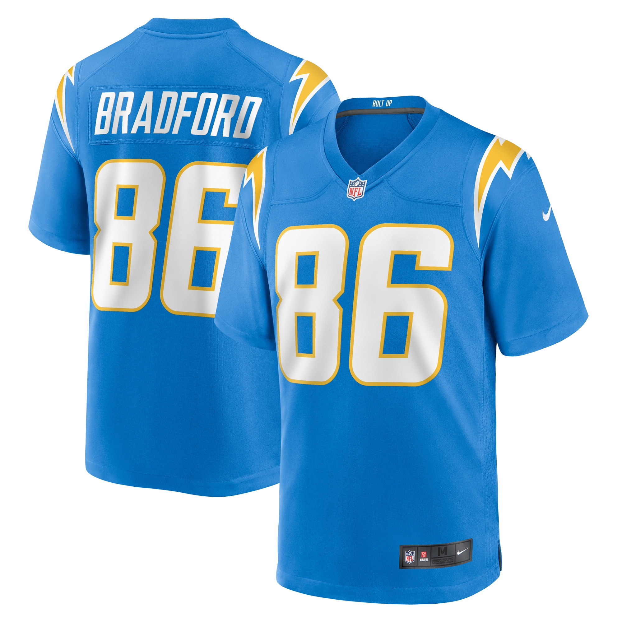 Trevon Bradford Los Angeles Chargers Player Game Jersey - Powder Blue Nfl