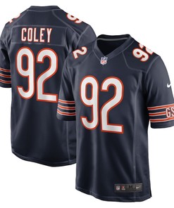 Trevon Coley Chicago Bears Game Player Jersey - Navy