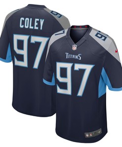Trevon Coley Tennessee Titans Game Jersey - Navy Nfl